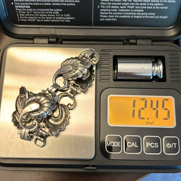 Harry S. Bick Sterling Art Nouveau Bracelet - Picture 5 of 6